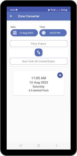 World Time Zone Clock Time now screenshot 10