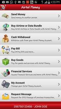 Airtel Money Uganda स्क्रीनशॉट 1