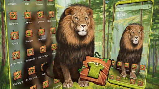 Lion Launcher Theme screenshot 1
