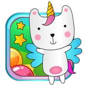Pet Unicorn Rescue Bubble Shooter logo
