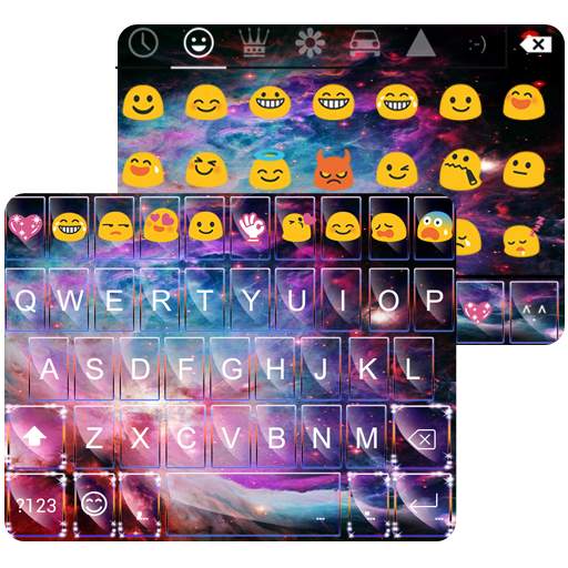 Color Galaxy Emoji Keyboard 1.2.5