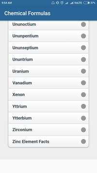 Chemical Formulas скриншот 3
