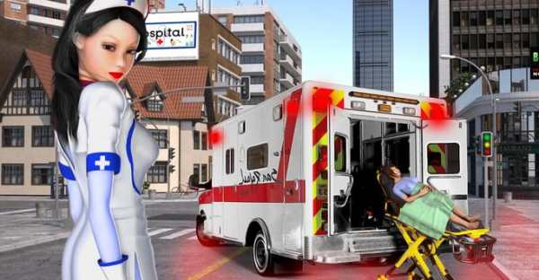 City Rescue Ambulance Driving screenshot 1