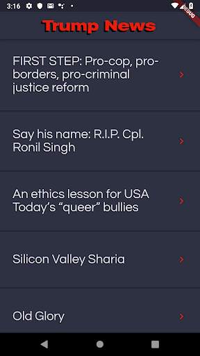 Trump News screenshot 2