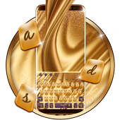 Golden Silk Keyboard Theme icon