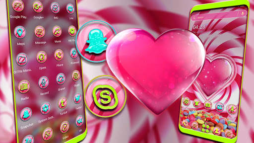 Candy Heart Theme screenshot 1