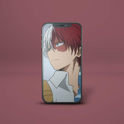 HD Shoto Todoroki Boku no Hero Anime Wallpaper screenshot 4
