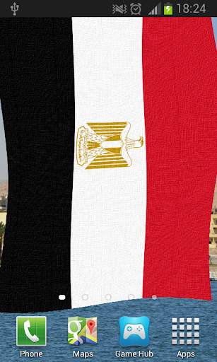 Egyptian Flag Live Wallpaper screenshot 3