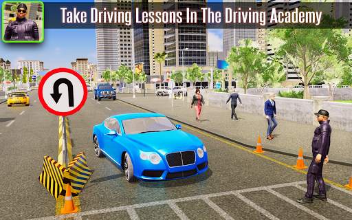 City Car Driver Academy Sim 3D screenshot 2