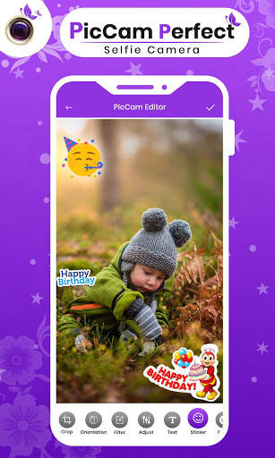 PicCam  Perfect Selfie Camera : Photo Editor screenshot 3