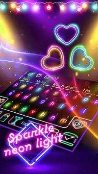 Sparkle Neon LED Light Keyboard screenshot 2
