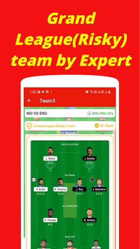 Dream Team11 - Fantasy Team Guide for Dream11 screenshot 8