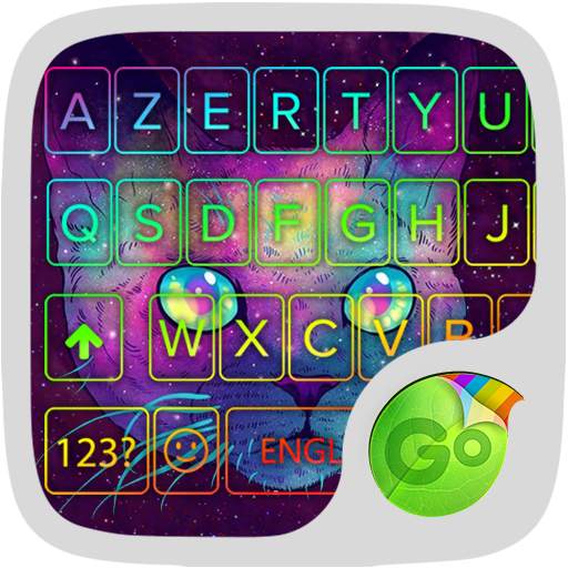 Galaxy Kitty GO Keyboard Theme 1.4