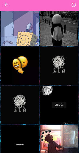 sad wallpapers : anime , girl , boy ,alone , black screenshot 6