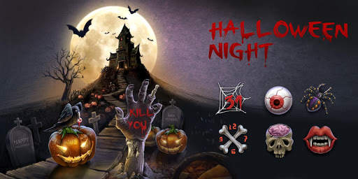 Halloween Night GO Theme screenshot 4