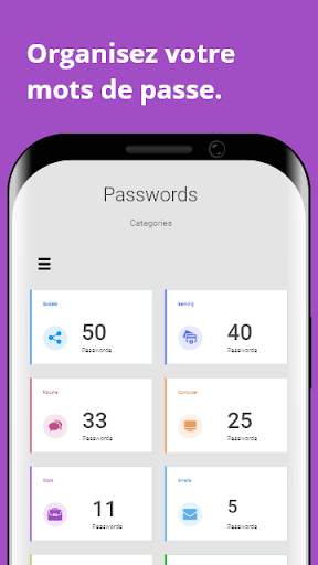 mPass - Gestionnaire de mots de passe sécurisé screenshot 1