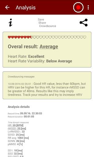 HRV Camera ECG BLE screenshot 3