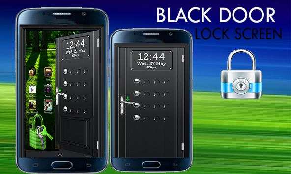 Black Door Screen lock screenshot 2