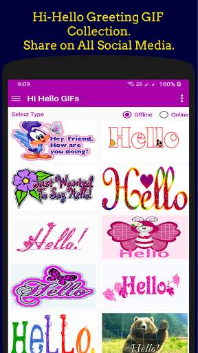 Hi Hello Gif Collection. screenshot 6