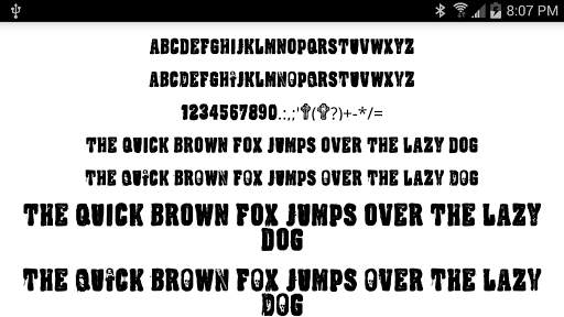 Halloween Fonts for FlipFont screenshot 3
