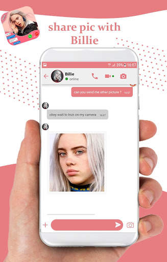 Funny Billie Eilish Fake call screenshot 5
