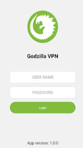 Godzilla VPN screenshot 1