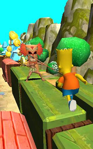 Subway Bart Dash : Jungle Sims Adventure скриншот 6