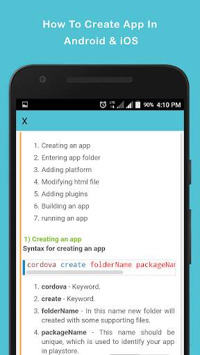 Learn hybrid Android app 16 تصوير الشاشة