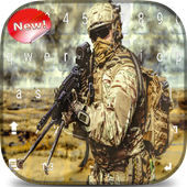 army soldier keyboard theme icon