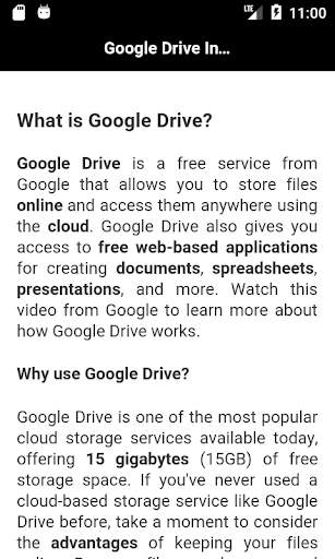 Learn Google Drive 1 تصوير الشاشة