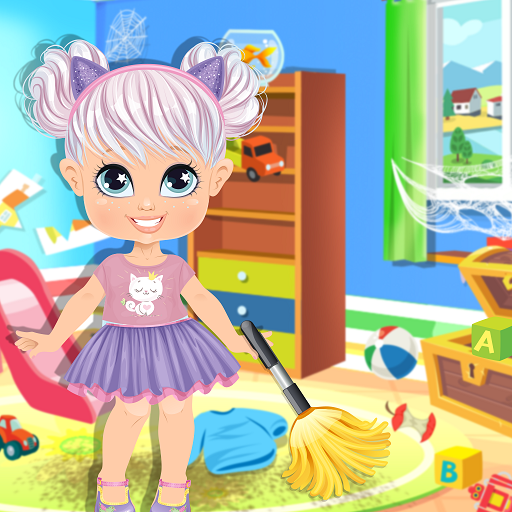 Messy Doll House Cleaner: Home Cleanup Games icon