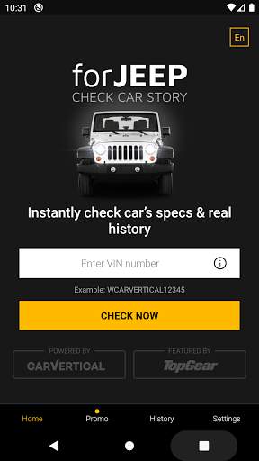 Check Car History For Jeep screenshot 1