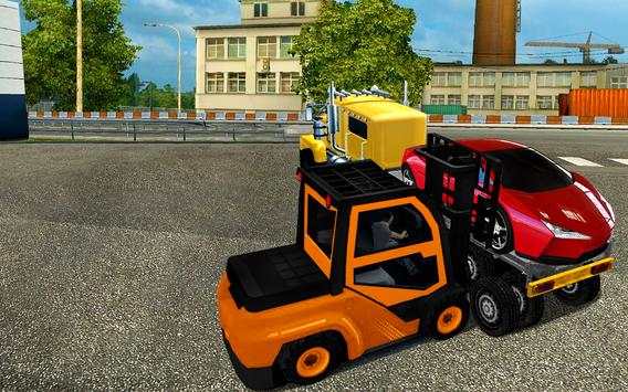 Excavator Car Transport Forklift Simulator screenshot 1