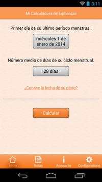 Mi Calculadora de Embarazo screenshot 1