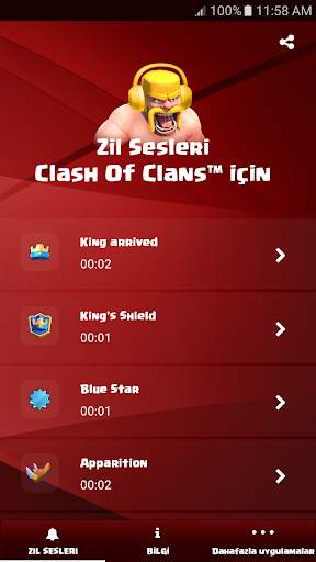 Zil Sesleri Clash of Clans™ için screenshot 1
