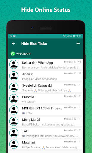 Hide Blue Ticks for WhatsApp screenshot 2