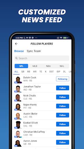 Fantasy News & Scores 4 تصوير الشاشة