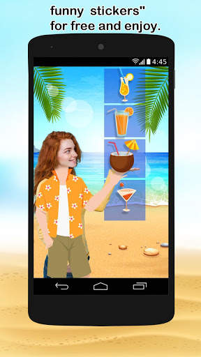 Funny Beach Photo Stickers screenshot 3
