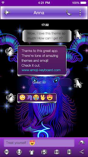Capricornus Emoji Keyboard स्क्रीनशॉट 6