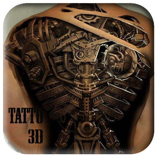 3D tatuaggio icon
