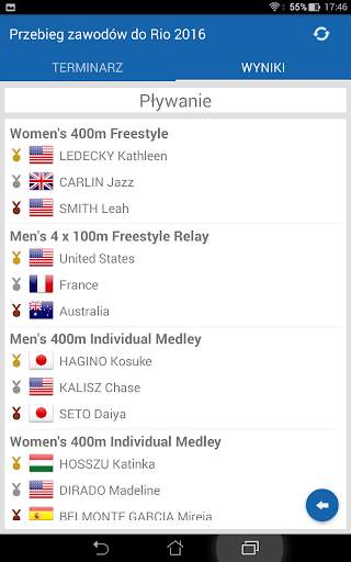 Przebieg zawodów do Rio 2016 screenshot 8