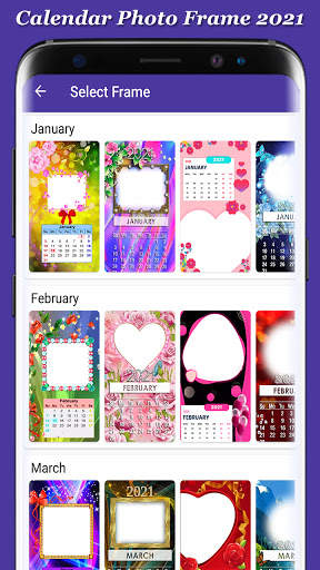 Calendar Photo Frames 2021 screenshot 1