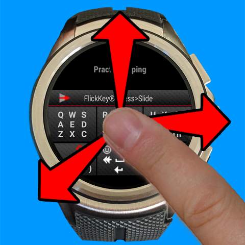 FlickKey (Non-Wear) Smartwatch Keyboard скриншот 1