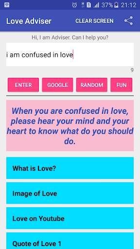 Love Adviser screenshot 2