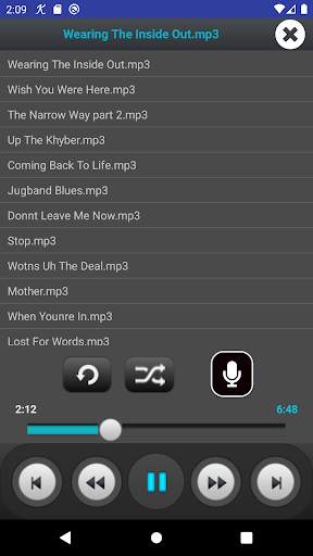 MP3 Folder Player and Recorder screenshot 4