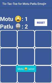 Tic-Tac-Toe for Motu Patlu Emoji  screenshot 2
