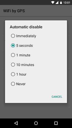 WiFi by GPS (Battery) screenshot 2