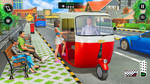 Auto Rickshaw Driving Games screenshot 1