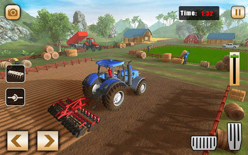 Real Tractor Drive Cargo 3D: New tractor game 2020 screenshot 1