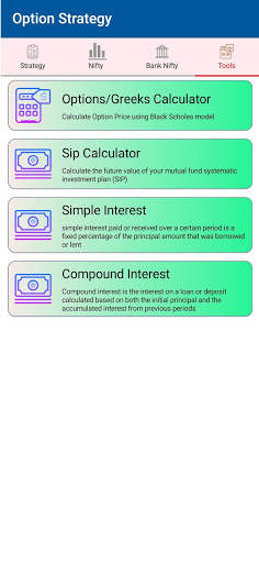 Future and Option strategy screenshot 4